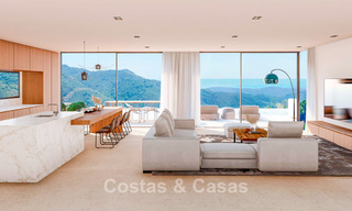 High-end designervilla met panoramisch berg- en zeezicht te koop in een gated woonresort in Benahavis - Marbella 74917 