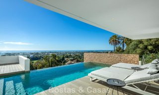 Instapklare, moderne luxevilla te koop, met zeezicht in een gated community in Benahavis - Marbella 773597 