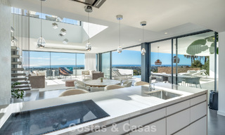 Instapklare, moderne luxevilla te koop, met zeezicht in een gated community in Benahavis - Marbella 773602 