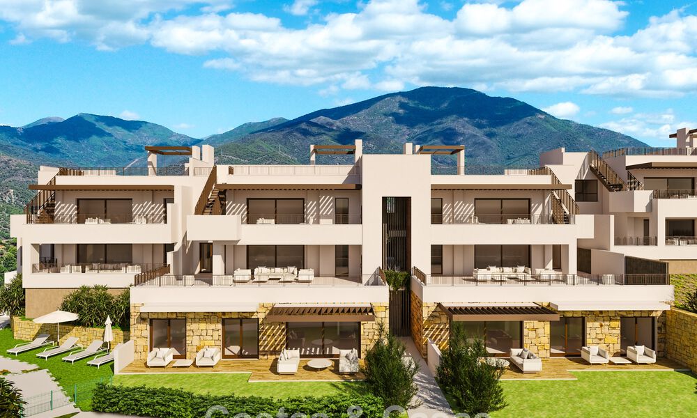 Instapklare luxe appartementen met duurzaam concept te koop in Istan, vlak bij Marbella aan de Costa del Sol 773850