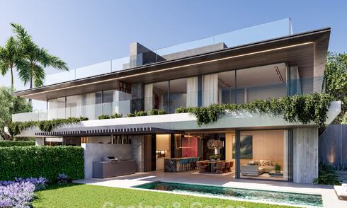 Halfvrijstaande nieuwbouwvilla’s met panoramisch zeezicht te koop in de heuvels van Oost Marbella 774552